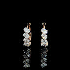 Linea Hoop Diamond Earrings