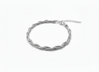 Silver Triple Twist Bracelet