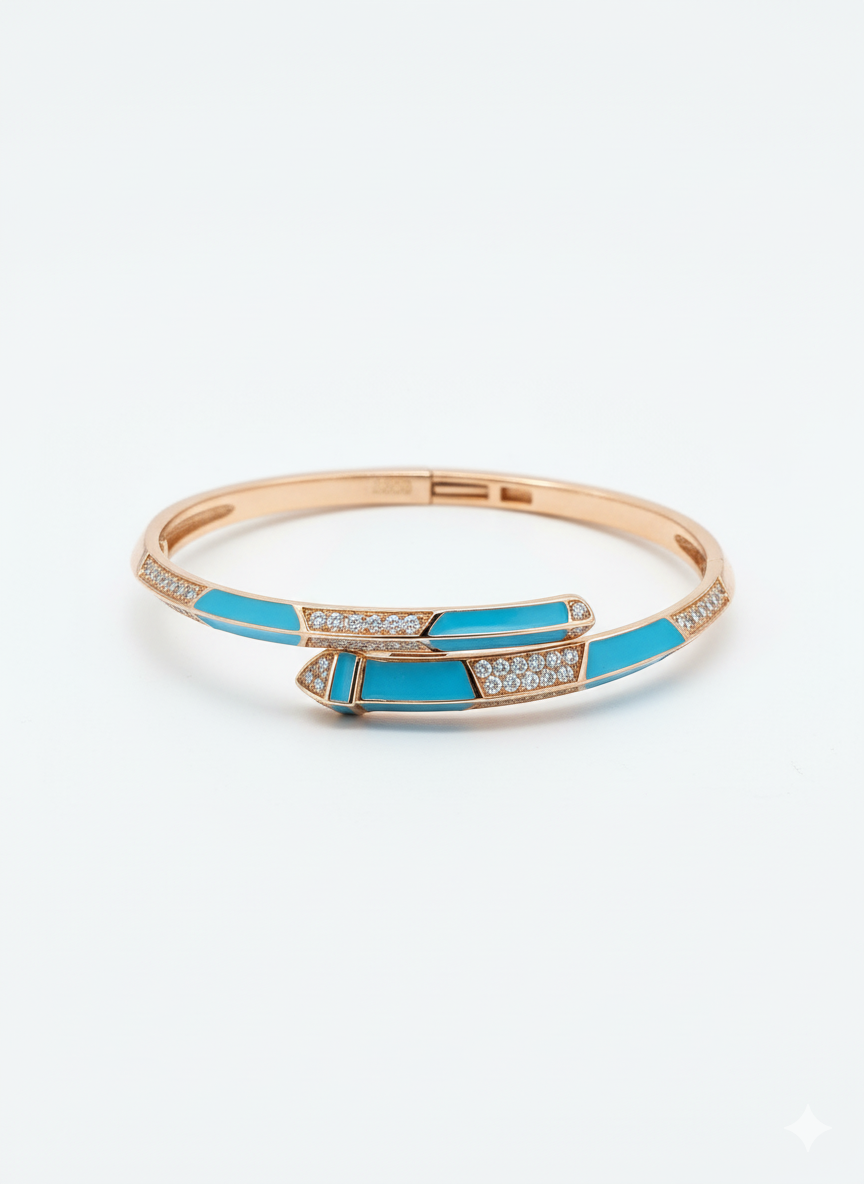Turquoise Segment Bangle