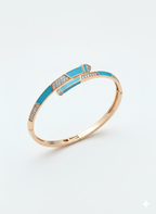 Turquoise Segment Bangle