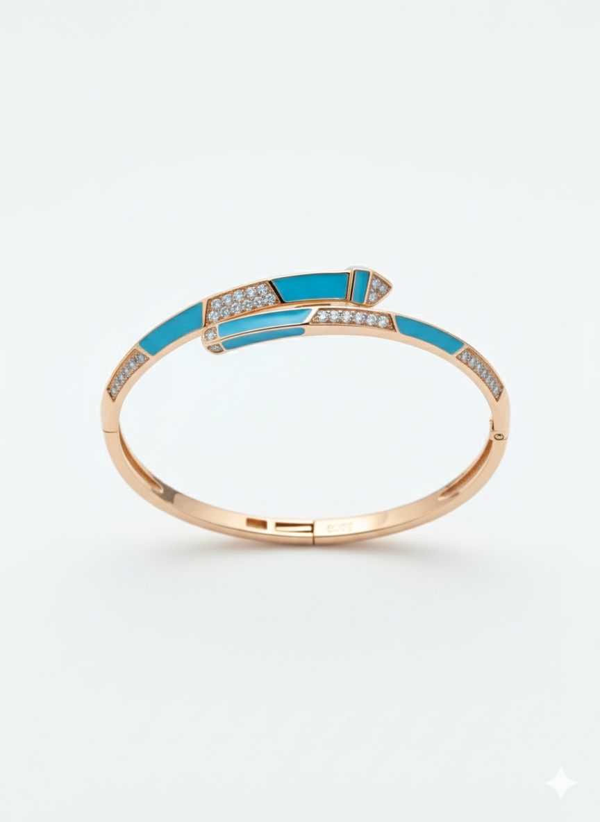 Turquoise Segment Bangle