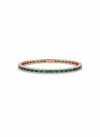 Emerald Line Bangle