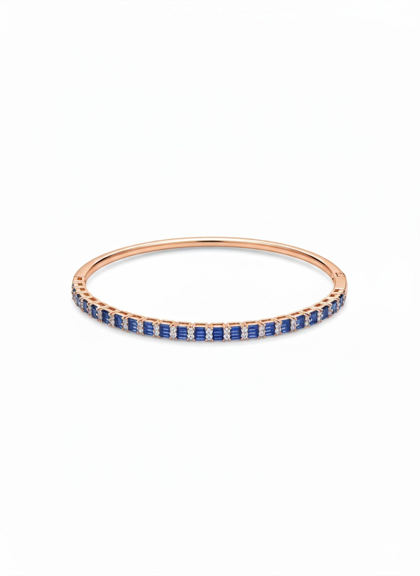Sapphire Line Bangle
