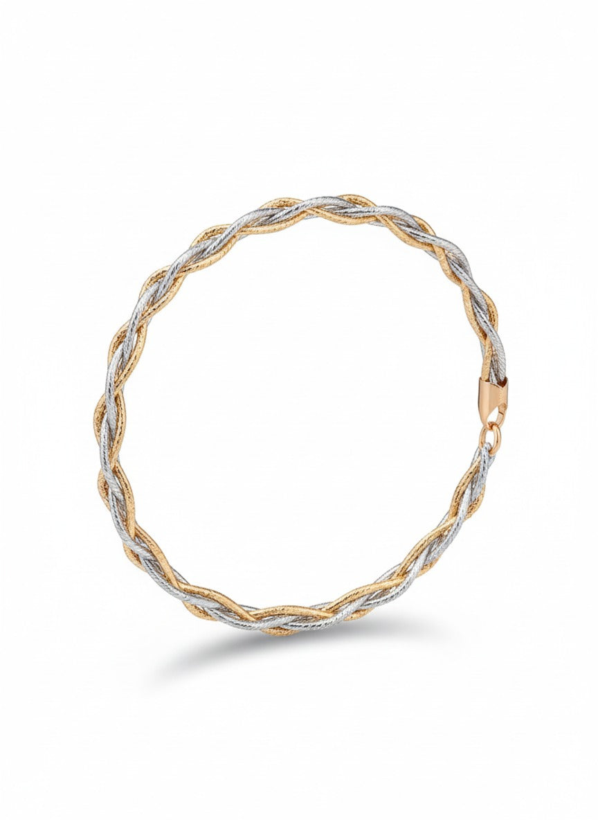 Tri-Tone Weave Bracelet