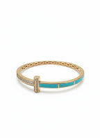 Turquoise Axis Bangle
