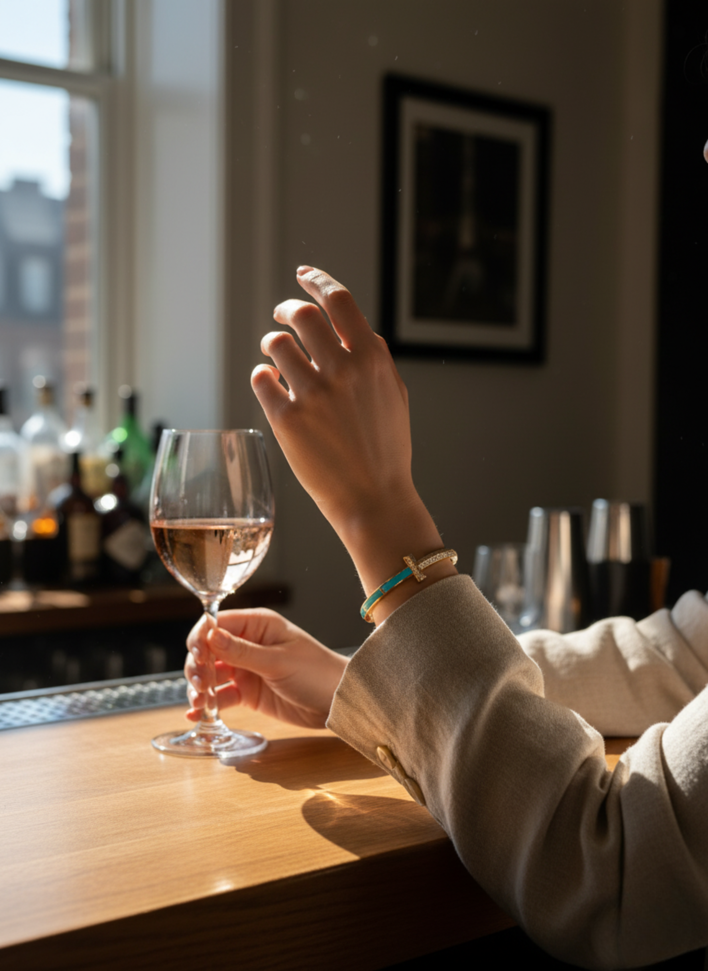 Turquoise Axis Bangle