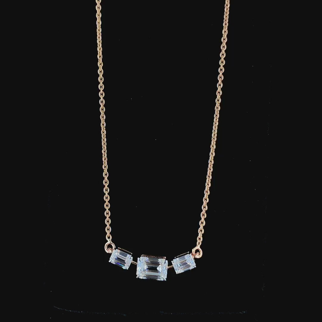 Tressara Three-Stone Pendant