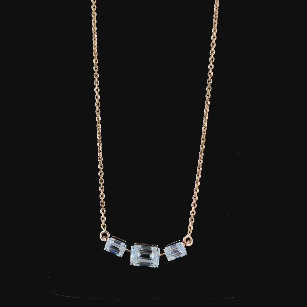 Tressara Three-Stone Pendant