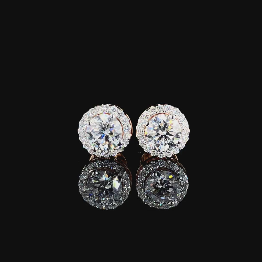 Aurora Halo Studs