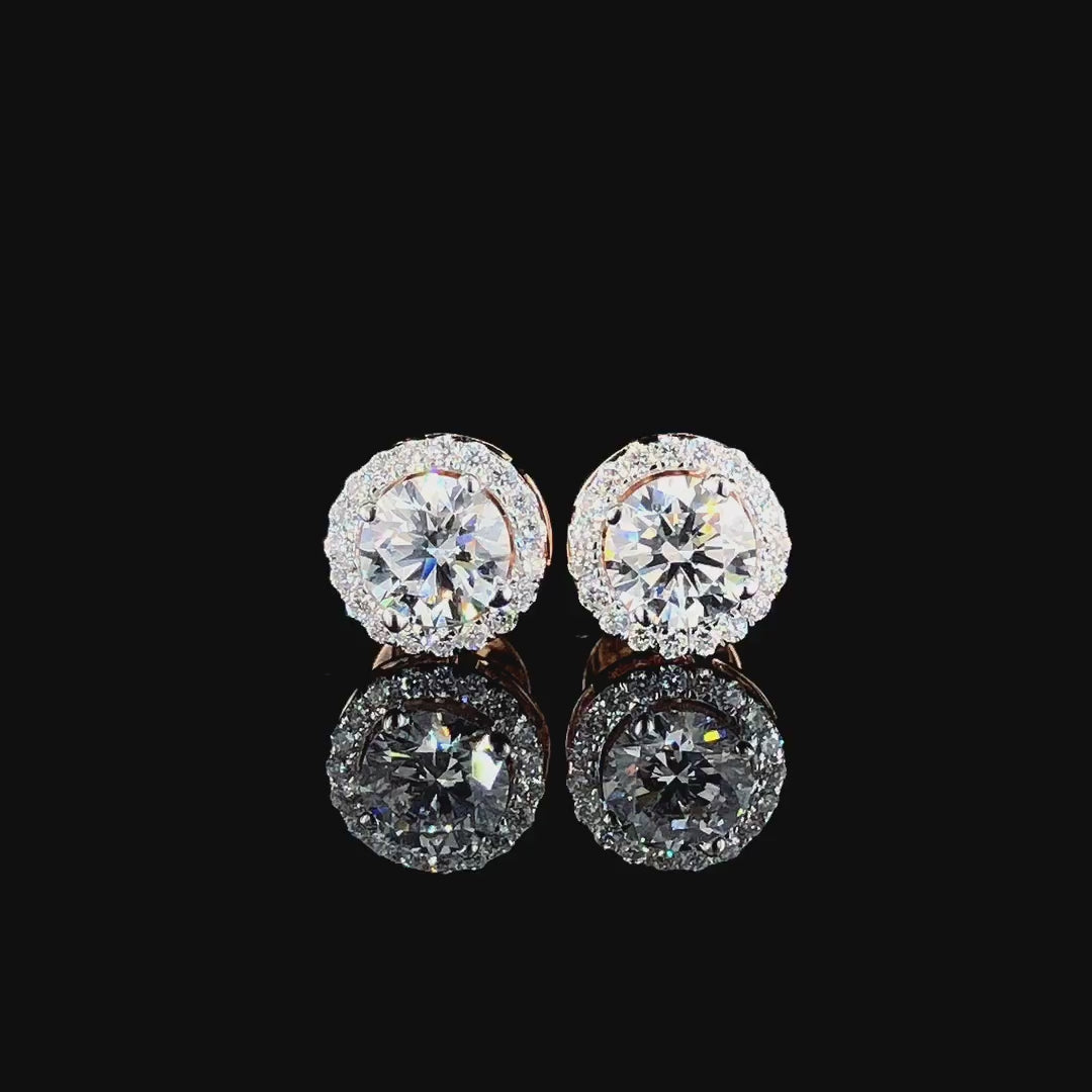 Aurora Halo Studs