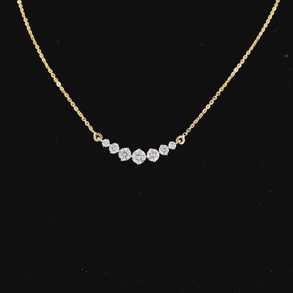Luminara Seven-Stone Diamond Pendant