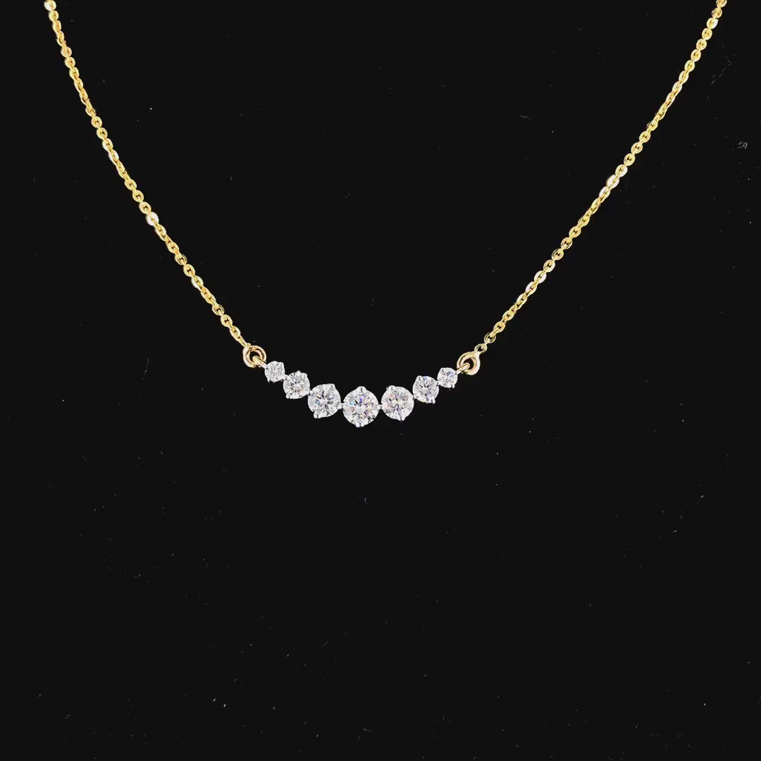 Luminara Seven-Stone Diamond Pendant