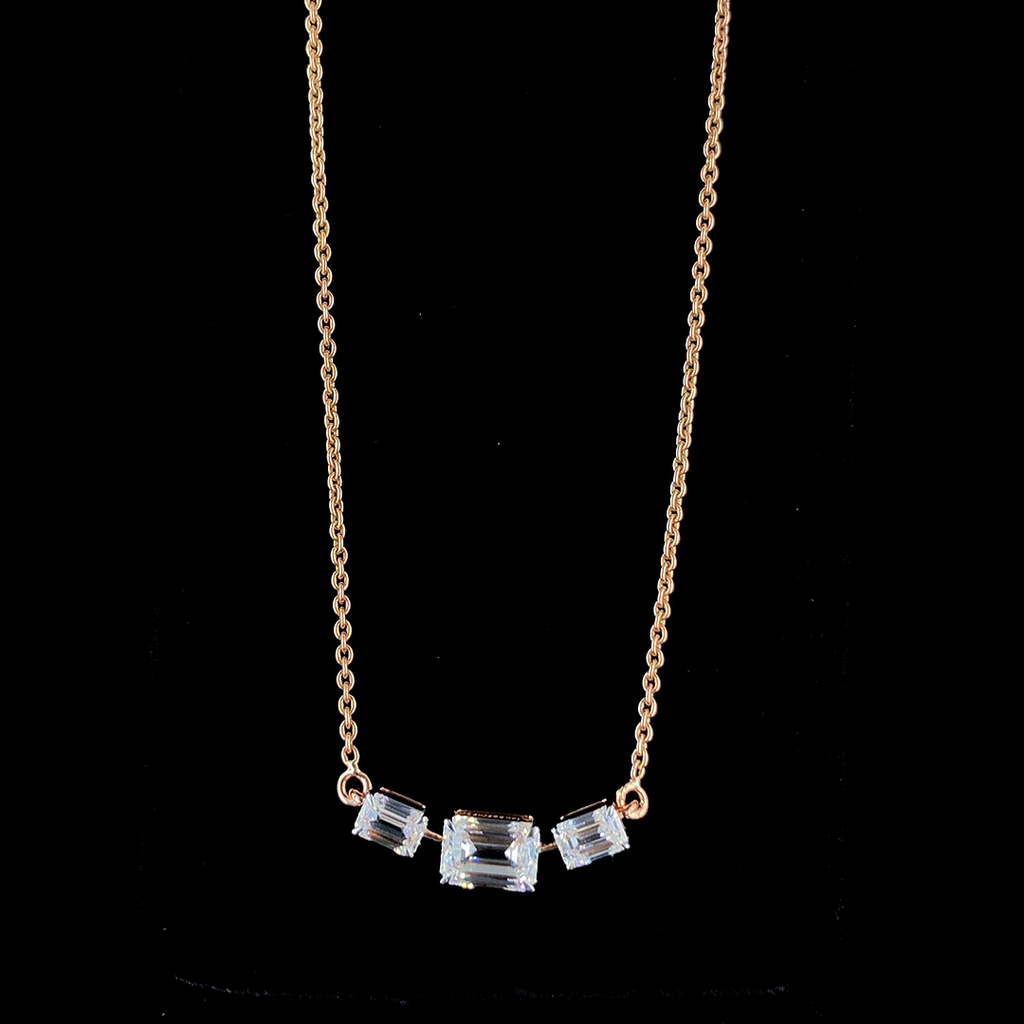 Tressara Three-Stone Pendant